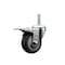 Service Caster 35 Inch Thermoplastic  Rubber Wheel Swivel 58 Inch Threaded Stem Caster Total Lock Brake SCC SCC-TSTTL20S3514-TPRB-58212 - alternate 1